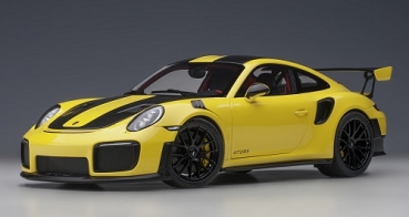 78172 Porsche 911 (991.2) GT2 RS Weissach Package (Racing Yellow) 1:18